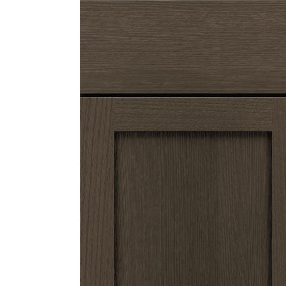 Square Boulder Dark Finish Square Cabinets