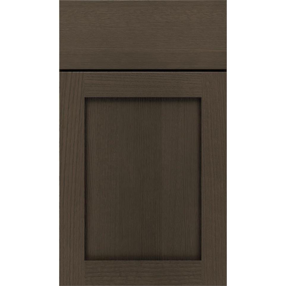 Square Boulder Dark Finish Square Cabinets