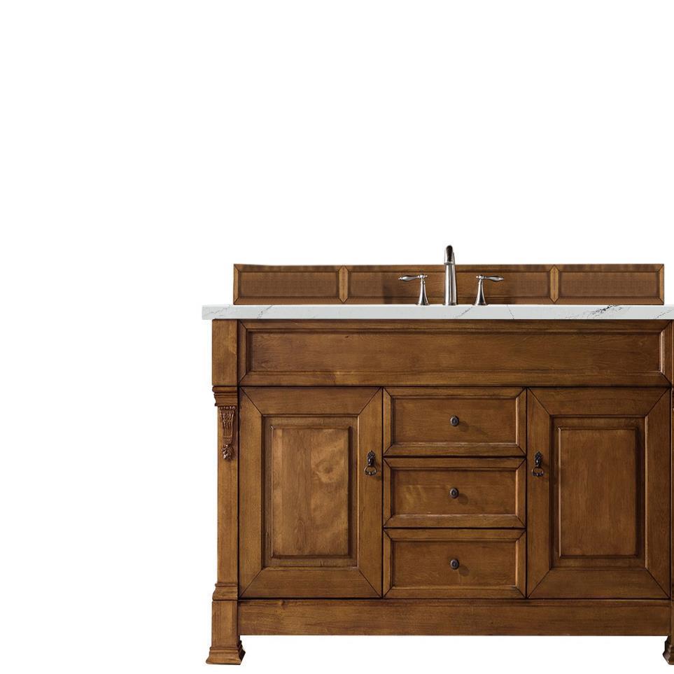 Base with Sink Top Country Oak Medium Finish Vanities