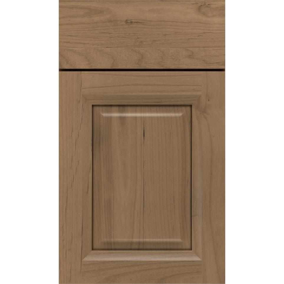 Square Buckskin Medium Finish Square Cabinets