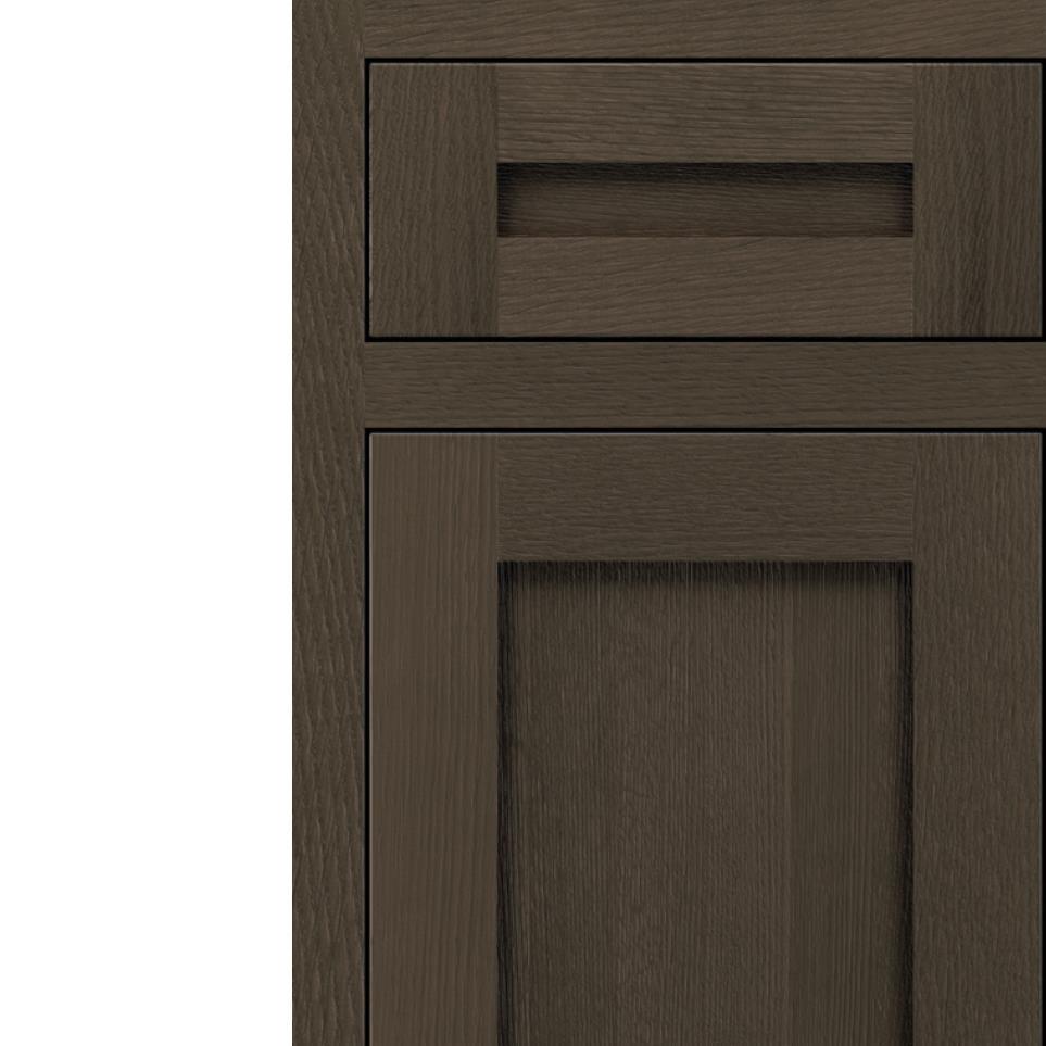 Inset Boulder Dark Finish Inset Cabinets