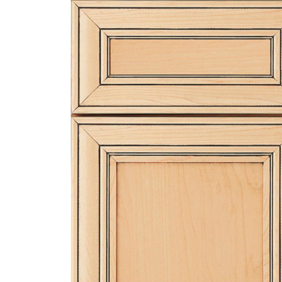 Square Natural Mocha Glaze - Stain Square Cabinets