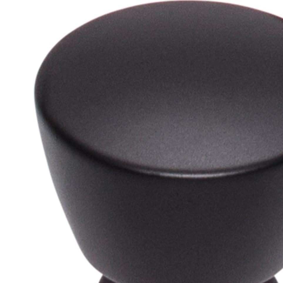 Knob Flat Black Black Knobs