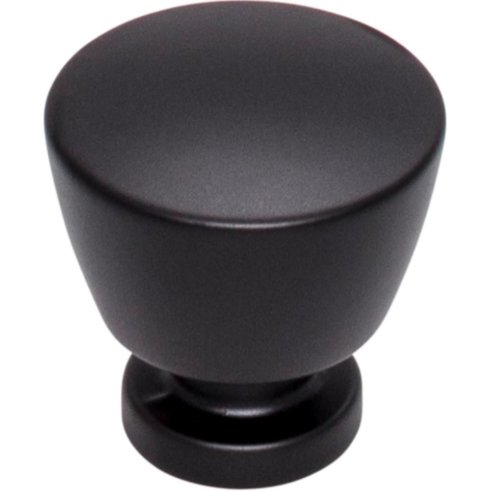 Knob Flat Black Black Knobs