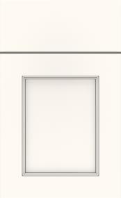 White With Grey Stone Penned