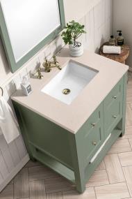 Base with Sink Top Smokey Celadon Green Vanities