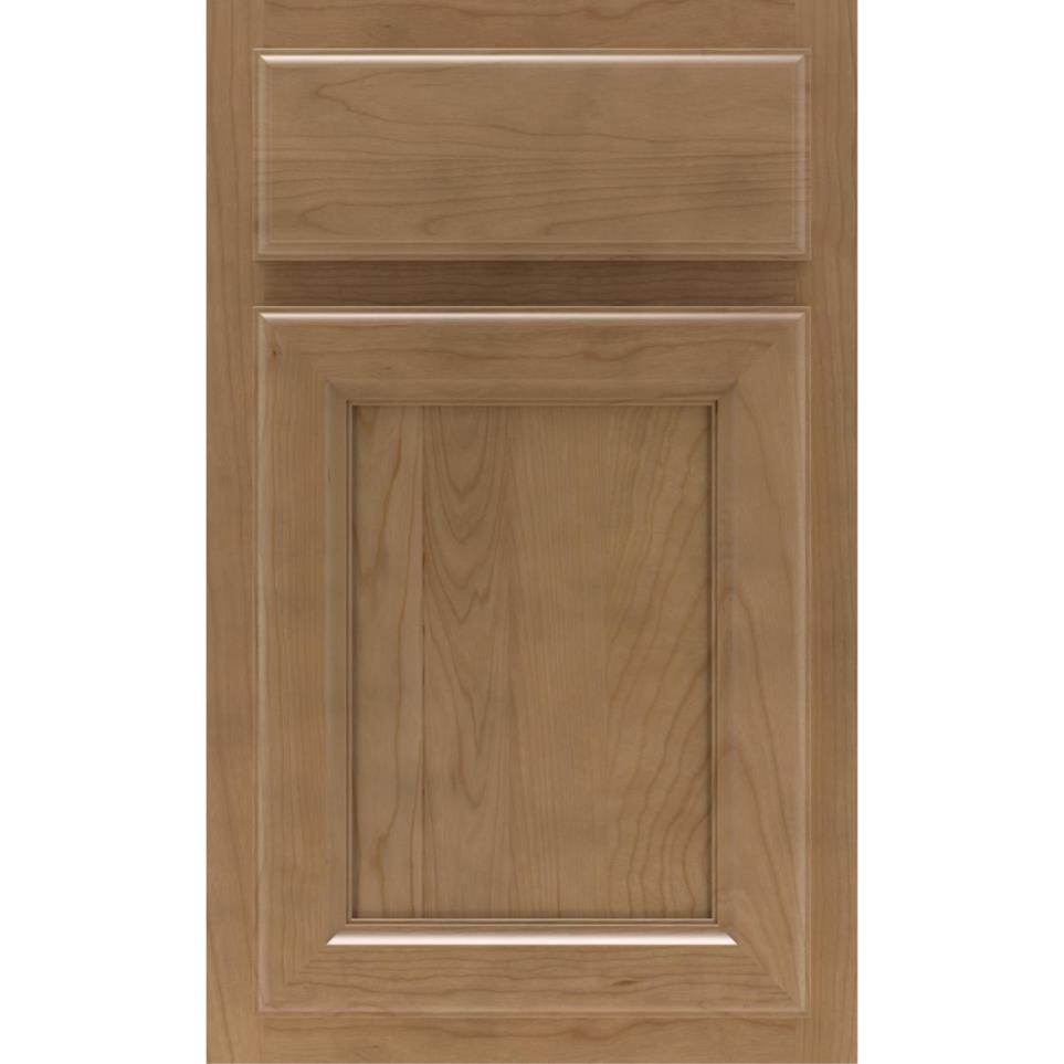 Square Buckskin Medium Finish Square Cabinets