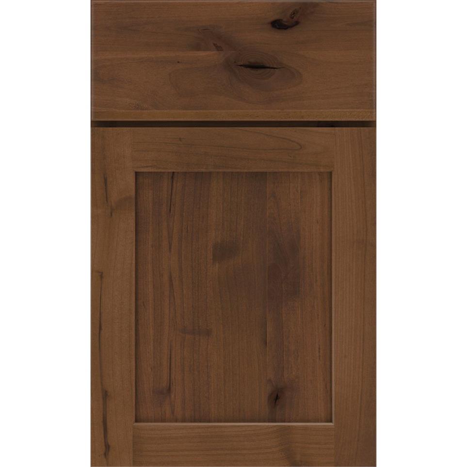 Square Tundra Dark Finish Square Cabinets