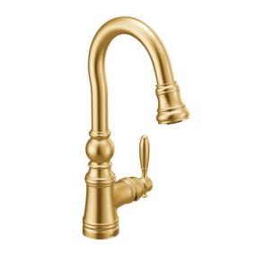 Bar Brushed Gold Brass / Gold Faucets