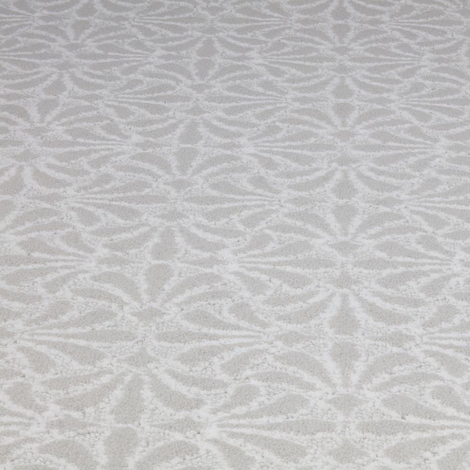 Pattern Chalked White Beige/Tan Carpet