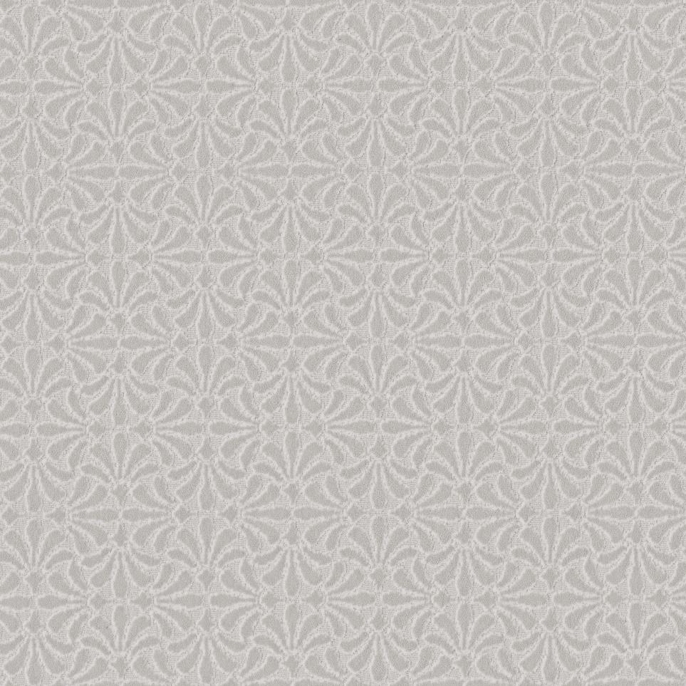 Pattern Chalked White Beige/Tan Carpet