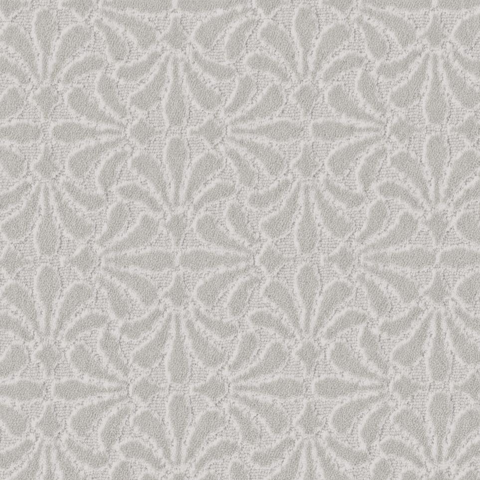 Pattern Chalked White Beige/Tan Carpet