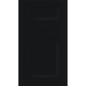 5 Piece Gunmetal Blue Dark Finish 5 Piece Cabinets