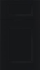 5 Piece Gunmetal Blue Dark Finish Cabinets
