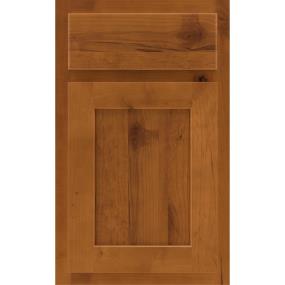 Square Cattail Medium Finish Square Cabinets