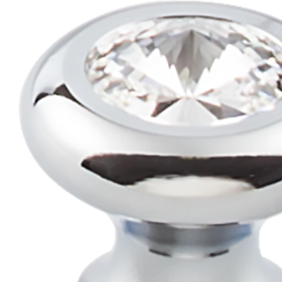 Knob Polished Chrome Base Chrome Knobs