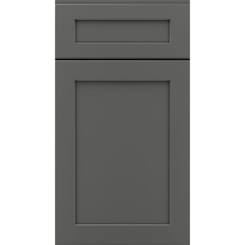5 Piece Galaxy Ebony Opaque Paint - Grey 5 Piece Cabinets