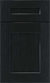 5 Piece Black Specialty Cabinets