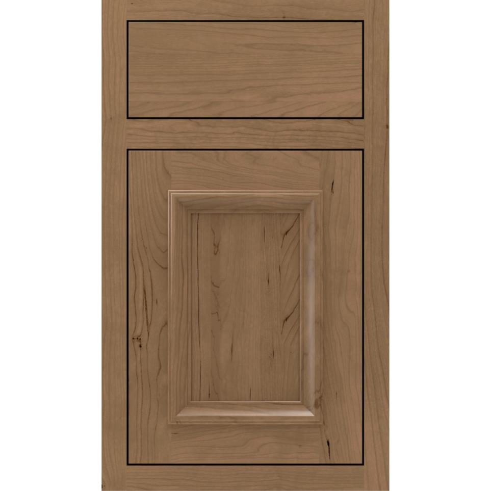 Square Gunny Medium Finish Square Cabinets
