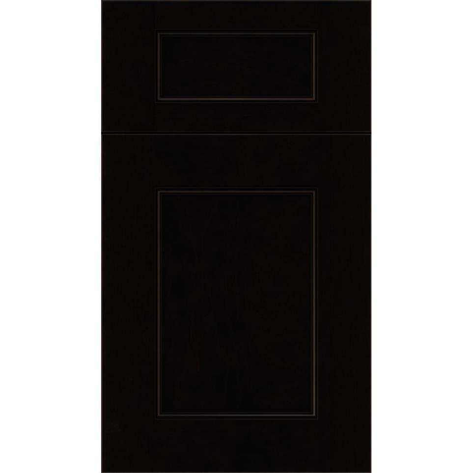 5 Piece Espresso Black Glaze Glaze - Stain 5 Piece Cabinets