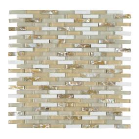 Mosaic Pearl Beach Beige/Tan Tile