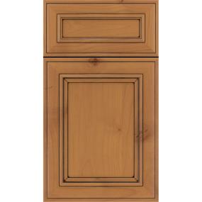 Square Ginger Black Glaze Glaze - Stain Square Cabinets