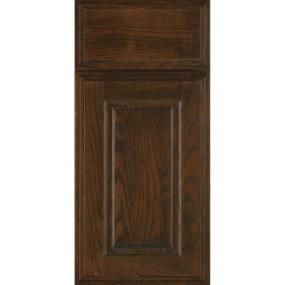 Square Chestnut Dark Finish Square Cabinets