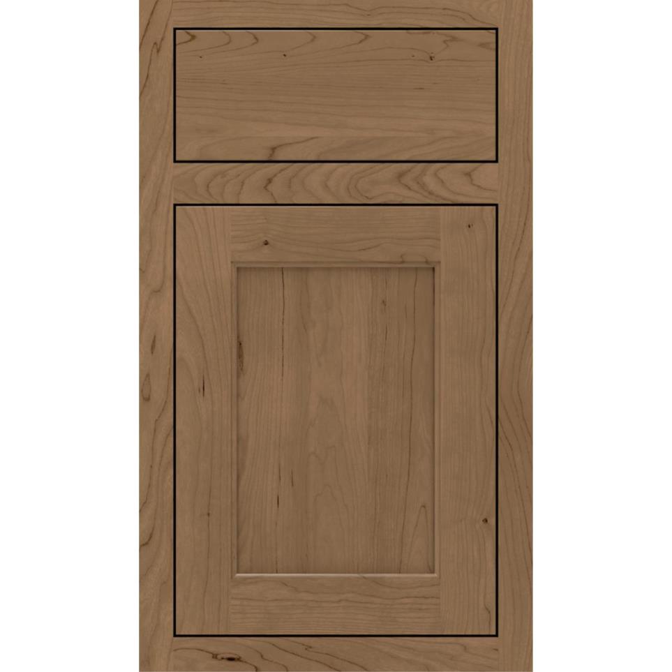 Square Gunny Medium Finish Square Cabinets