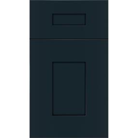 5 Piece Gunmetal Blue Black Glaze Glaze - Stain 5 Piece Cabinets