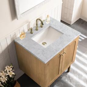 Base with Sink Top Light Oak Light Finish Vanities