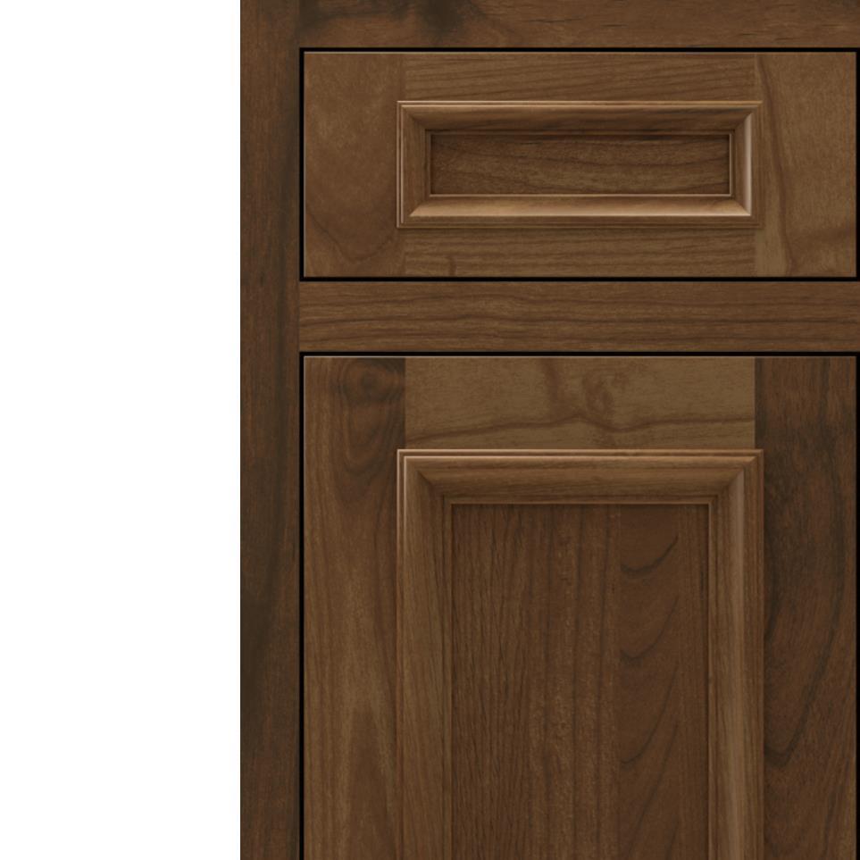 Inset Mustang Medium Finish Inset Cabinets