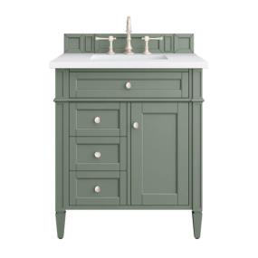 Base with Sink Top Smokey Celadon Green Vanities