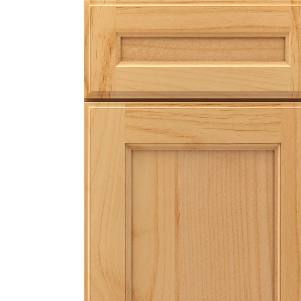 Square Natural Light Finish Square Cabinets