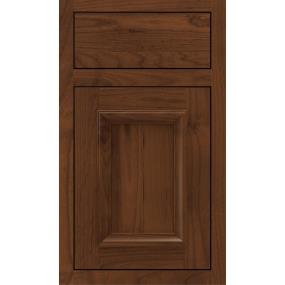 Square Sepia Dark Finish Square Cabinets