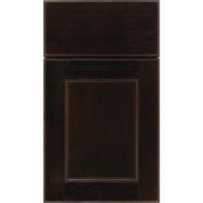 Square Espresso Dark Finish Square Cabinets