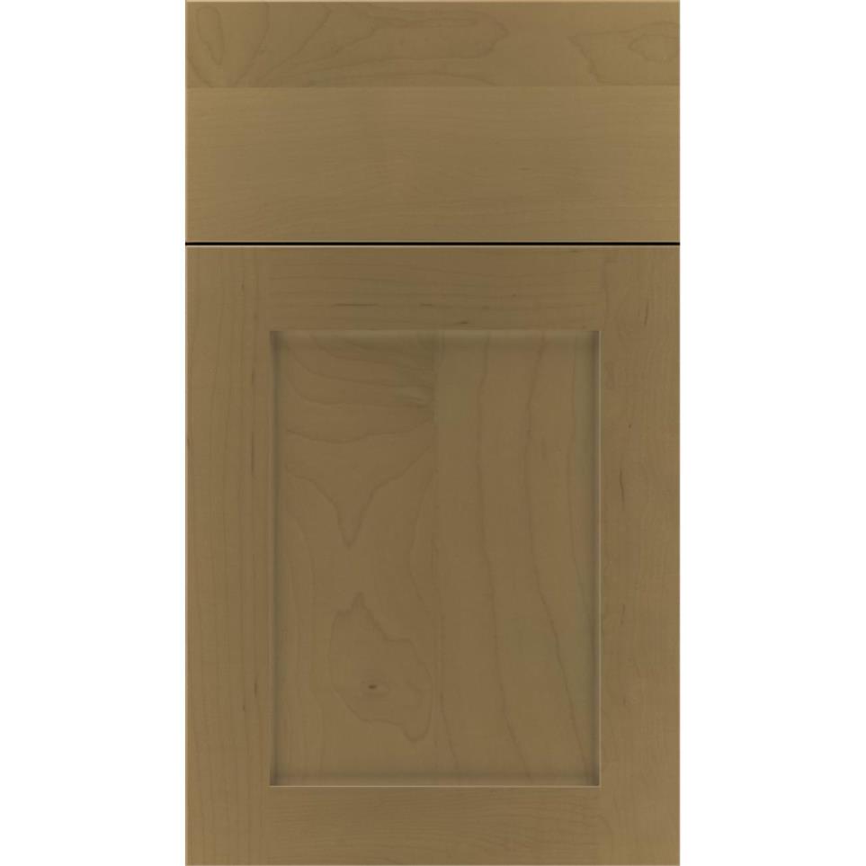 Square Frappe Medium Finish Square Cabinets