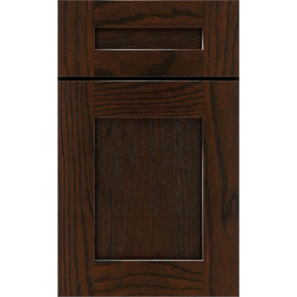 5 Piece Chocolate Dark Finish 5 Piece Cabinets