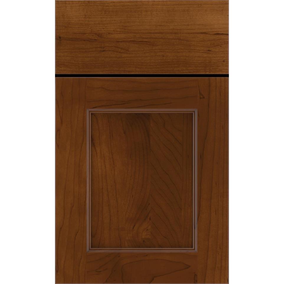 Square Tundra Dark Finish Square Cabinets