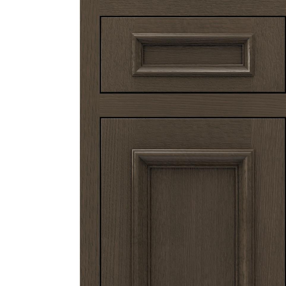 Inset Boulder Dark Finish Inset Cabinets