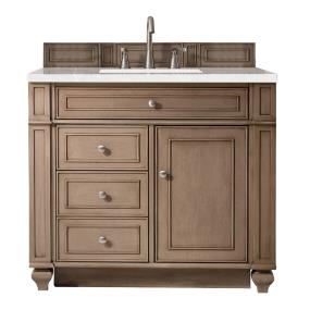 Base with Sink Top Whitewashed Walnut Light Finish Vanities