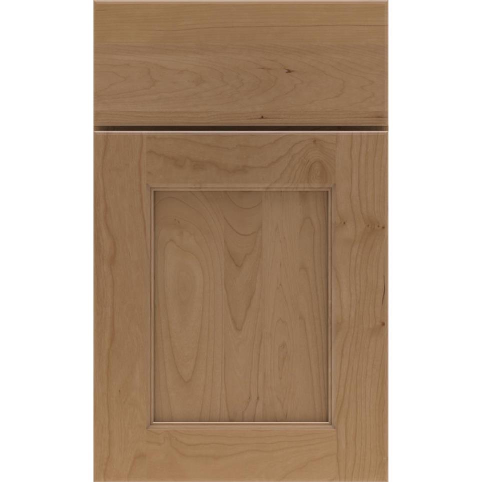 Square Buckskin Medium Finish Square Cabinets