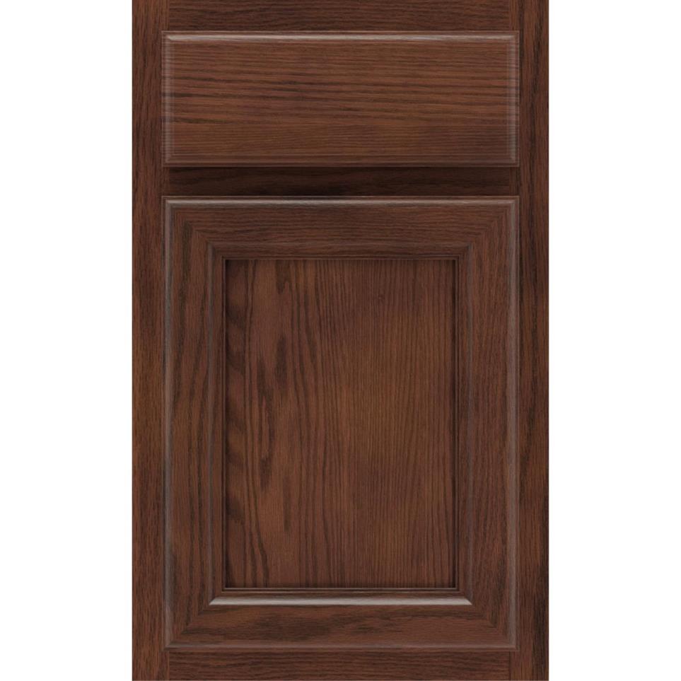 Square Tundra Dark Finish Square Cabinets