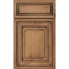 Square Coffee Medium Finish Square Cabinets