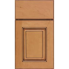 Square Ginger Mocha Glaze Glaze - Stain Square Cabinets