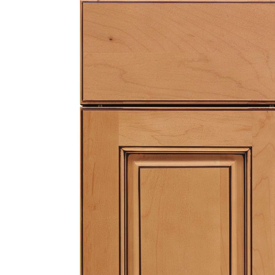 Square Ginger Mocha Glaze Glaze - Stain Square Cabinets