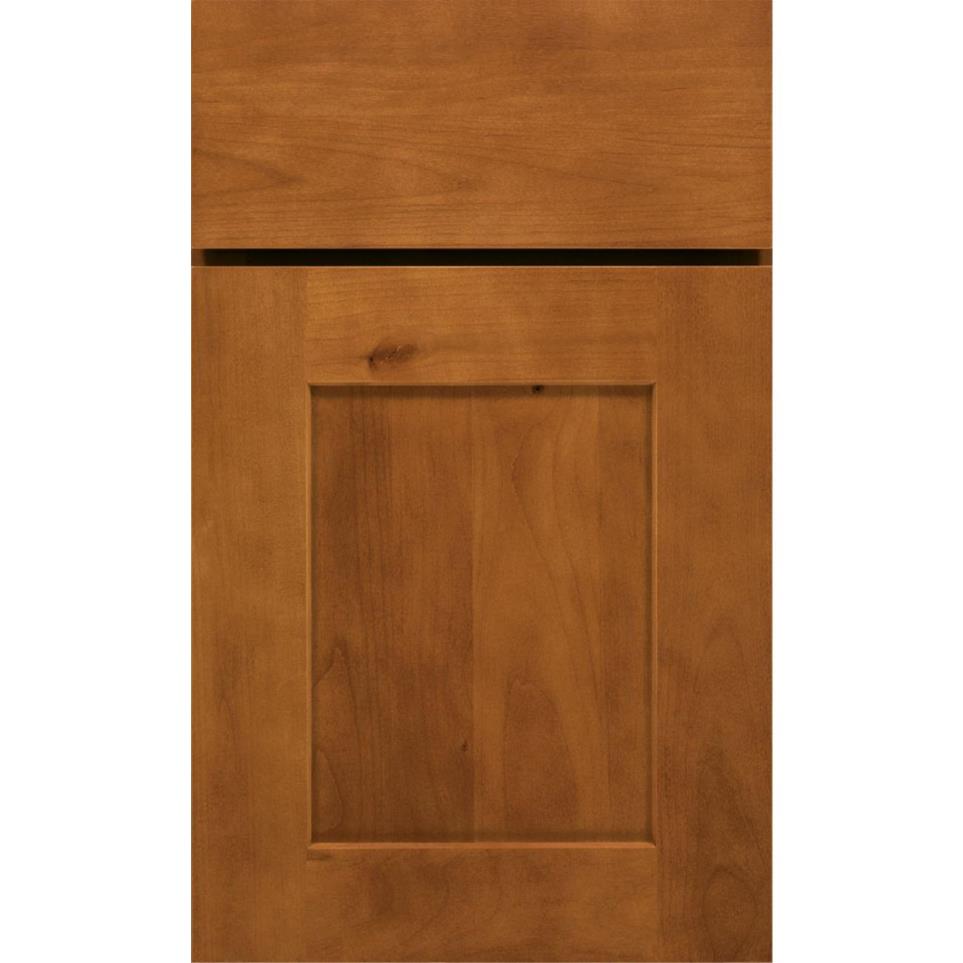 Square Cattail Medium Finish Square Cabinets