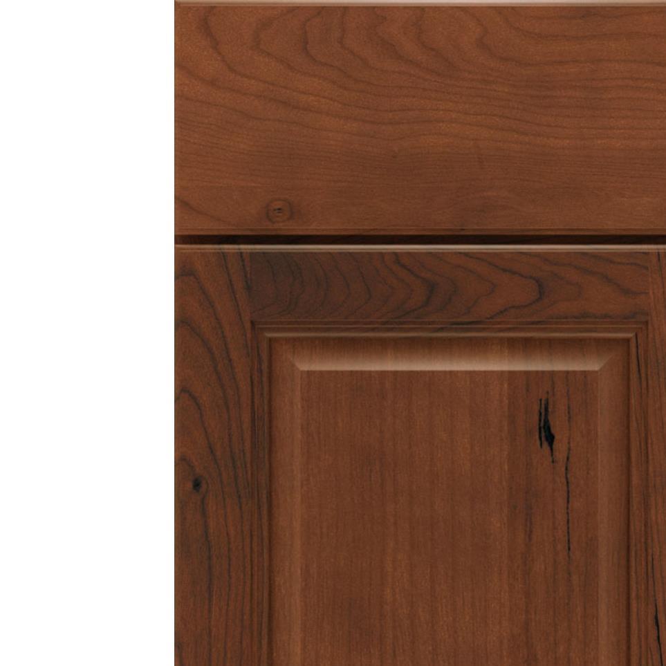 Square Tundra Dark Finish Square Cabinets