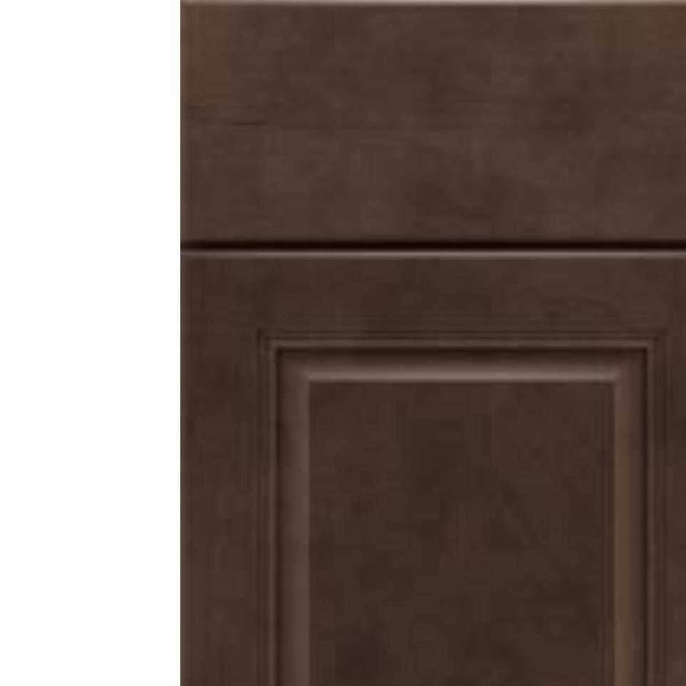 Square Thatch Dark Finish Square Cabinets