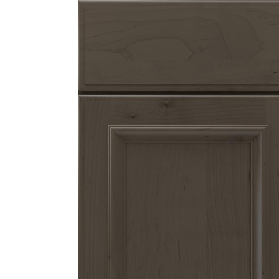 Square Boulder Dark Finish Square Cabinets