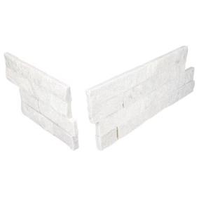 Sanya White Natural Cleft